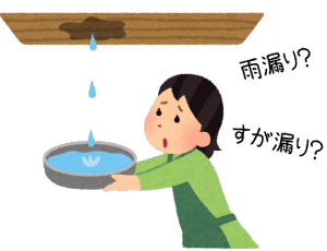 雨漏り?すが漏り?