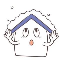 積雪した屋根